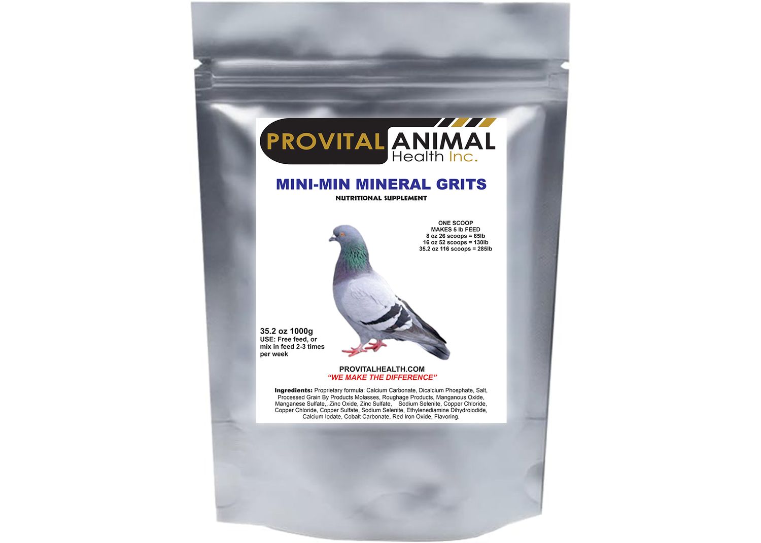 Pigeon Mini-Min-Mineral Grits 35.2oz (1000g)
