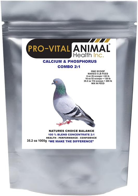 All Natural Pigeon Calcium and Phosphorus  Combo 2:1