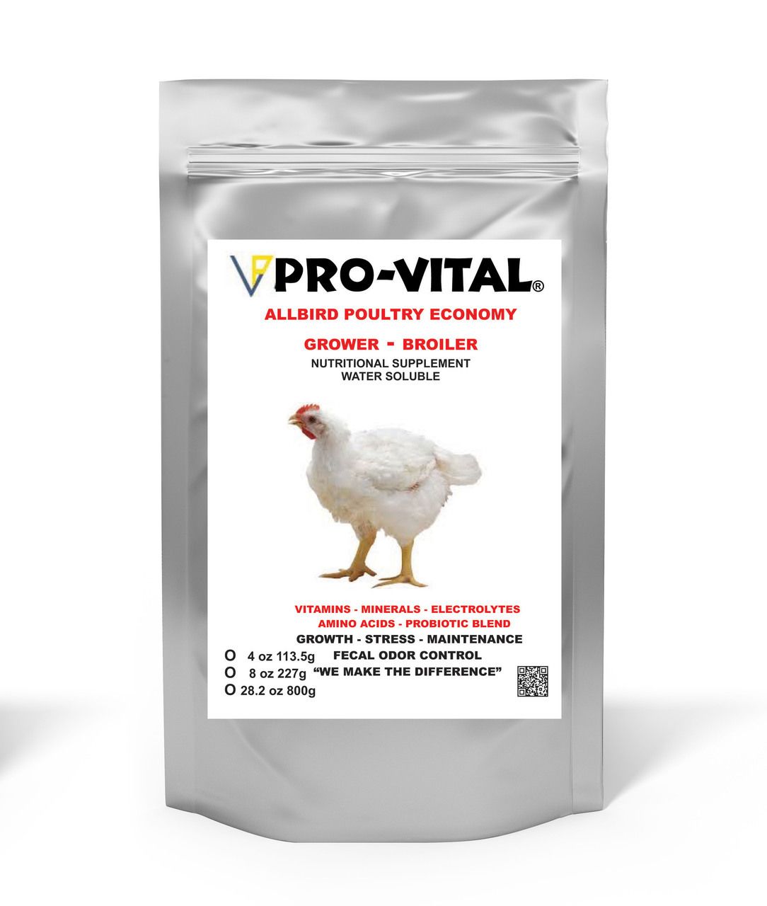 ALLBird Poultry Economy Plus- Grower- 35.2oz (1 Kg)