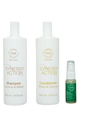 Set Shampoo, acondicionador y gotas capilares