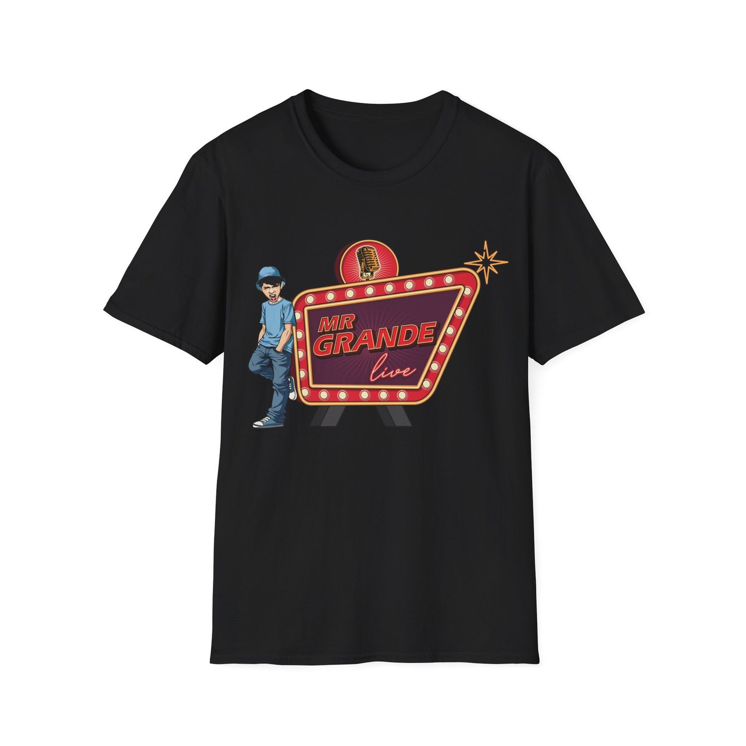 MR GRANDE LIVE BLACK TEE
