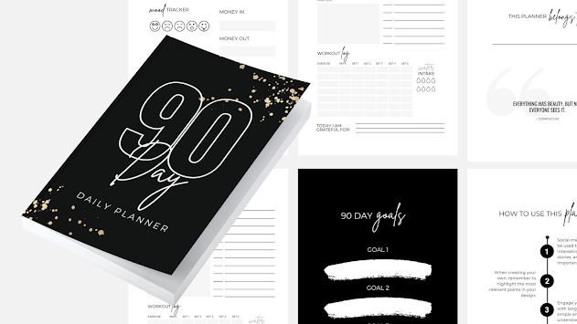 90 Day General Daily Planner (219 Pages)