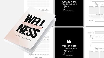 90 Day Self-Care Planner  (181 Pages)