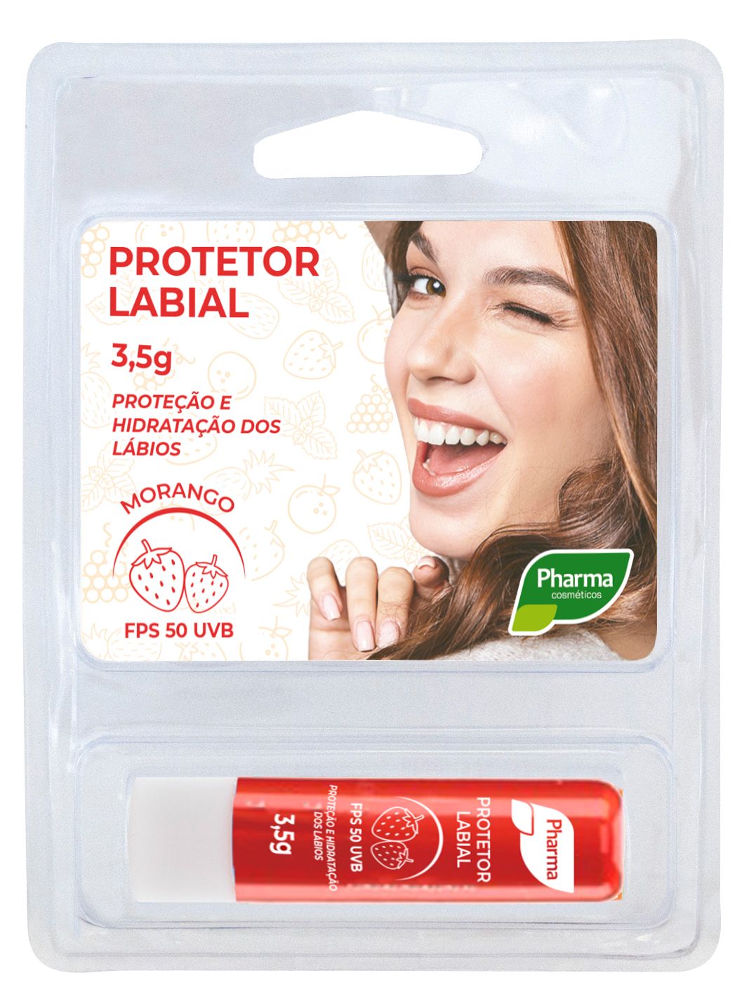 ​Pharma Cosmetics Lipstick Protector SPF 50 Strawberry