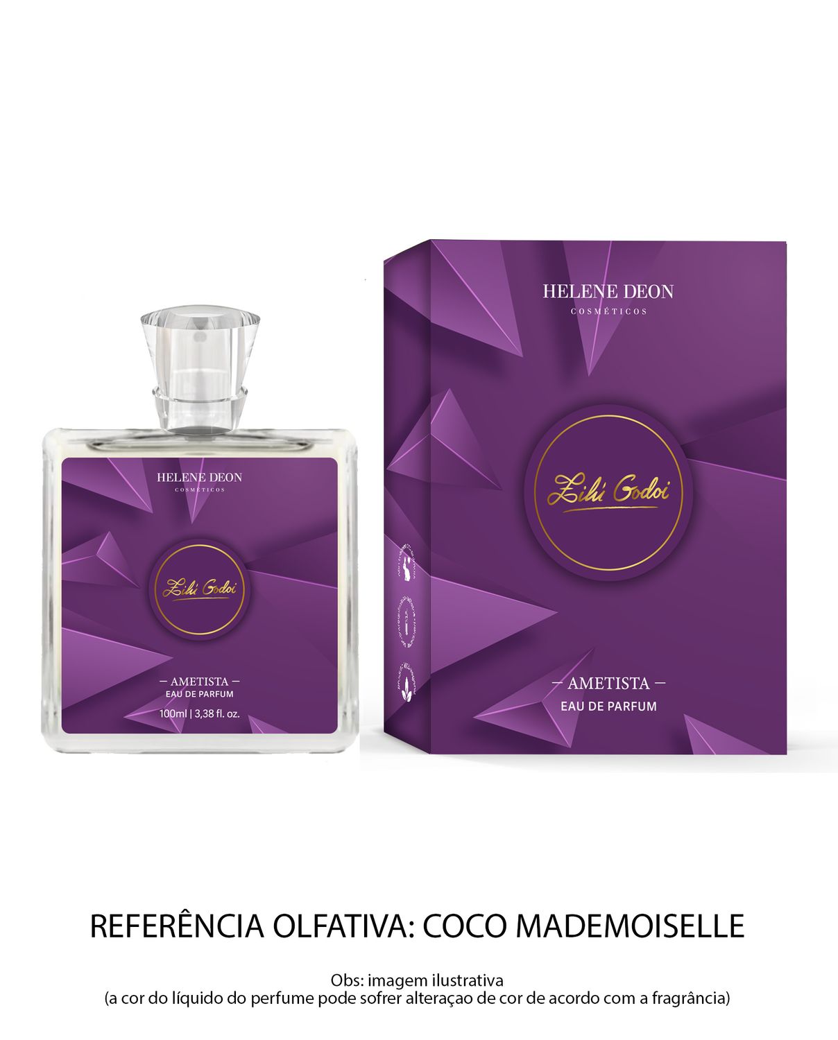 Amethyst Perfume For Women Eau de Parfum 100 ml Zilú Godoi