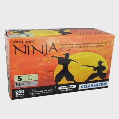 GANT DE NITRILE NOIR PQT 200