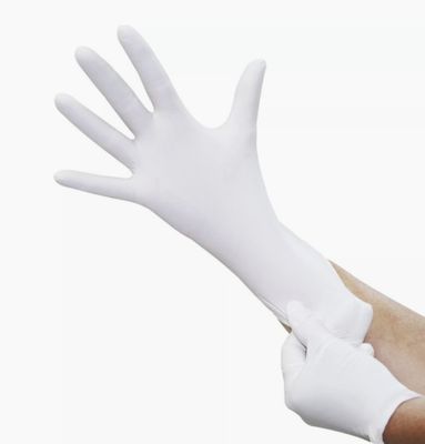 Gants de nitrile BLANCS pqt 300