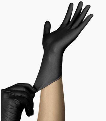 GANT DE NITRILE NOIR PQT 200