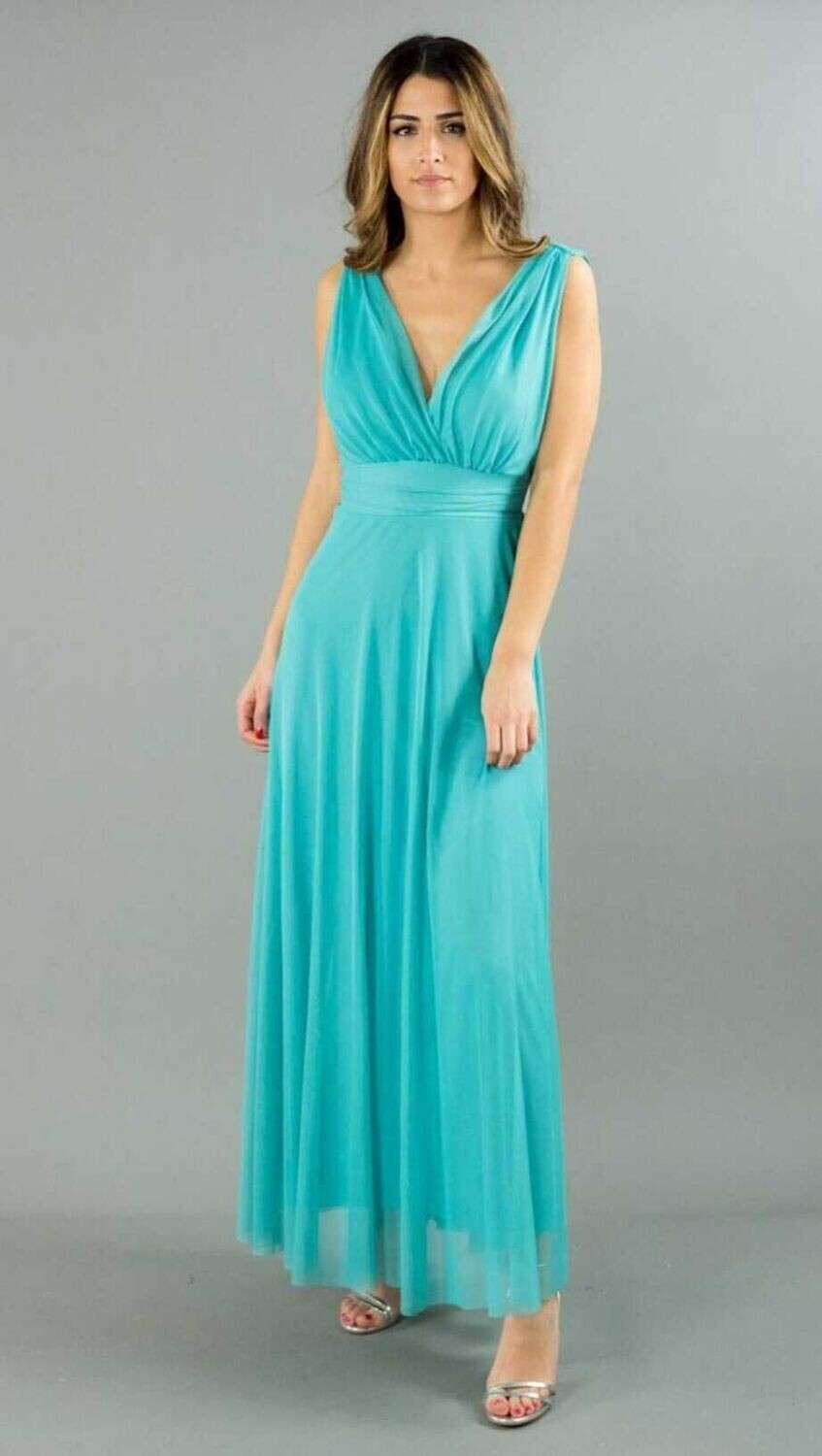 Vestido rouse en gasa