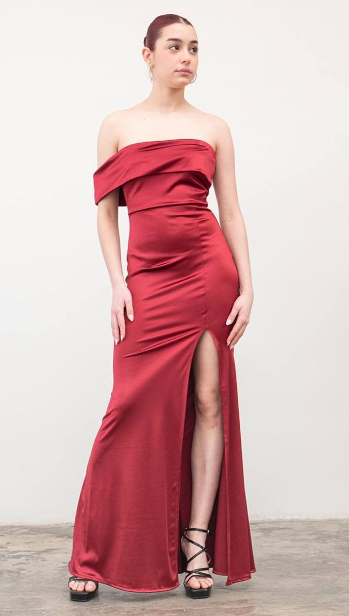 Vestido abierto shine