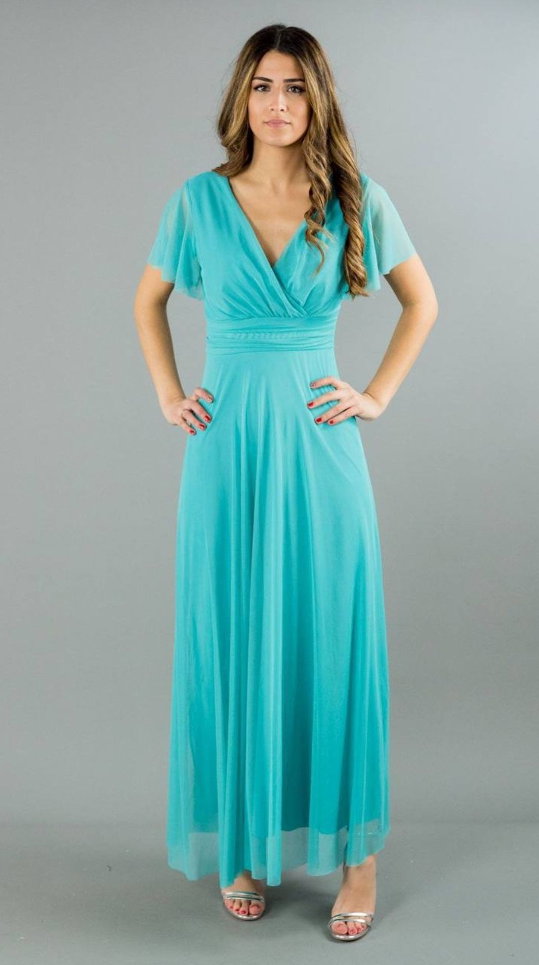 Vestido rouse en gasa