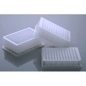 2.2 ml 96-Well Deep Well Plate, V Conical Bottom, Square well, Equivalent to Thermo Fisher #95040460 for KingFisher, sterile, 5/pk, 50/cs (503621) 2.2 ml 96-Well Deep Well Plate, V Conical Bottom, Square well, Equivalent to Thermo Fisher #95040460 for KingFisher, sterile, 5/pk, 50/cs (503621)