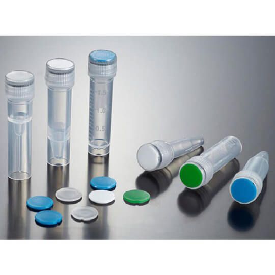 2ml Cryogenic Vials, Self-standing, Slim Design, Sterilized, Dnase/Rnase-free, Nonpyrogenic (100 Per Cardboard with 10×10 Dividers,1000/cs)