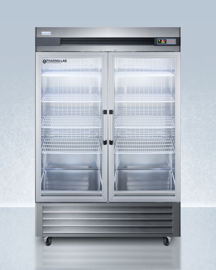 49 Cu.Ft. Upright Double Glass Door Refrigerator, GD49RD