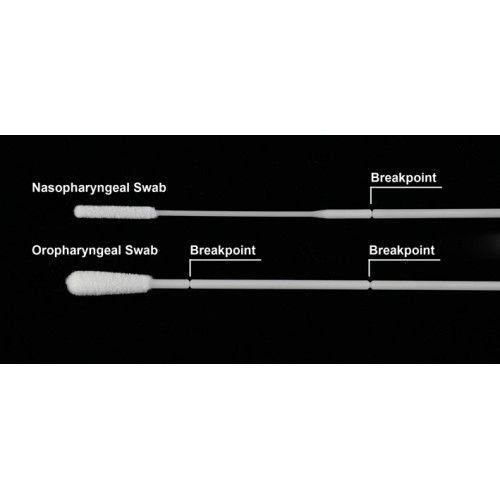 NEST Cat# 202401 Oropharyngeal/ Vaginal Specimen Collection Swab, Capture Cap Swabs, Individually Wrapped, Sterile, 100/pk, 5000/cs