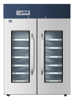 Haier Standard Pharmacy Refrigerator, 49 CUFT, Double Glass Doors, HYC-1378