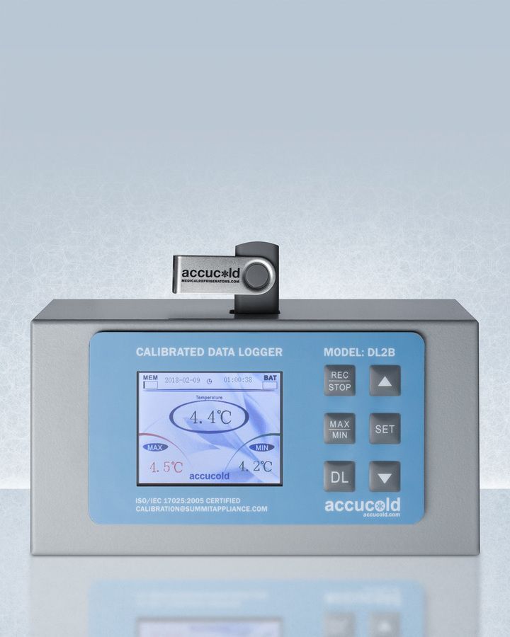 Digital Data Recording Device for Freezer & Refrigerator, Capacity: 32,000 data groups, DDR2BK