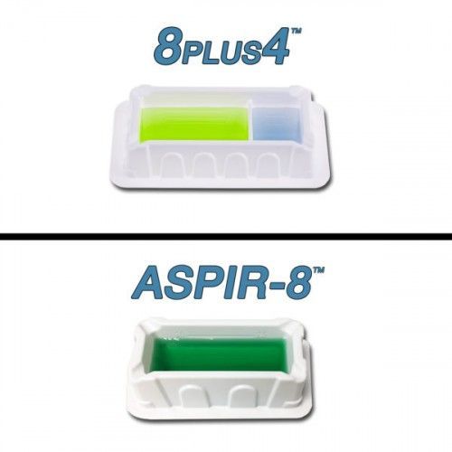 8PLUS4™, divided, 50ml Reservoir, White Polystyrene (PS), non-sterile, bulk pack, 100/PK, MTCP8051, P8051