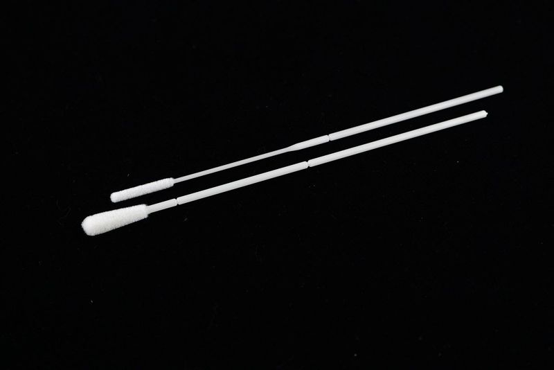 NEST Cat# 202003 Oropharyngeal/ Vaginal Specimen Collection Swab, Individually Wrapped, Sterile, 100/pk, 5000/cs