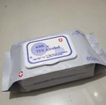 Alcohol Wipe with Pop Open Lid