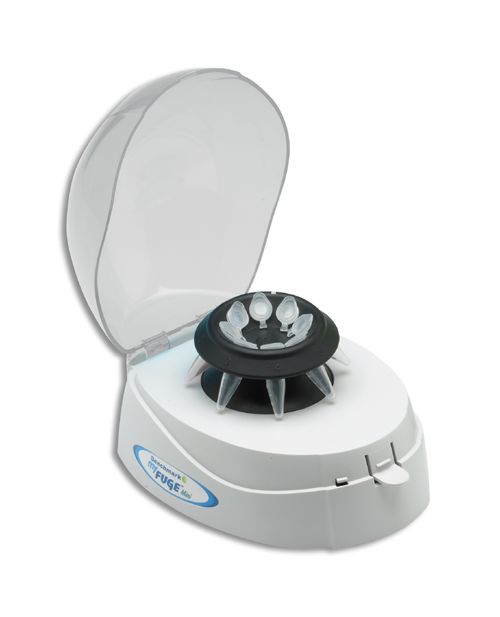 C1008-C-E, MyFuge™ Mini Centrifuge, clear lid, with 2 rotors, 100-240V (European 2 prong plug), BMKE30073