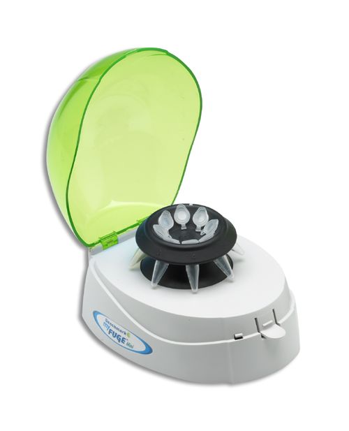 C1008-G-E, MyFuge™ Mini Centrifuge, green lid, with 2 rotors, 100-240V (European 2 prong plug), BMKE30075
