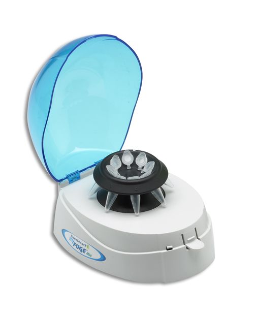 C1008-B-E, MyFuge™ Mini Centrifuge, blue lid, with 2 rotors, 100-240V (European 2 prong plug), BMKE30071