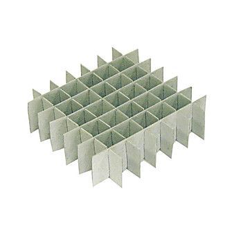 7x7 49-Well Cardboard Box Dividers, 12/Pack