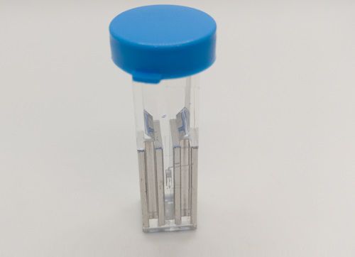0.2cm gap sterille cuvettes - (Blue Cap), 50/PK