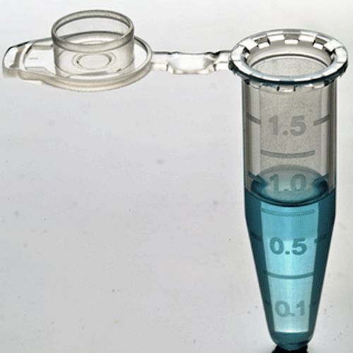 BioPointe 1.5ml MICROCENTRIFUGE TUBE, CLEAR, 500 TUBES/Pack, 10 Bags/Case, (54100N)