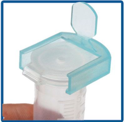 CapLock Clip, with break away lifting tab, maintains closure seal at high temperatures, 20/pk