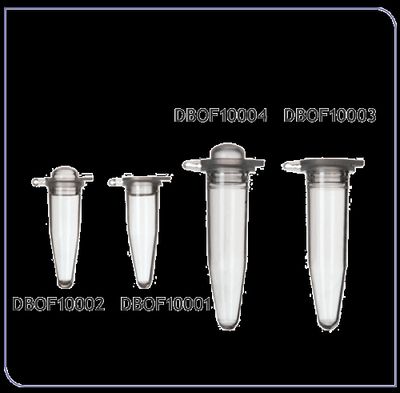 DBio 0.2 ml Individual PCR Tubes with attached Flat Cap, Bag of 1000 Tubes
