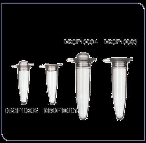DBio 0.2 ml Individual PCR Tubes with attached Flat Cap, Bag of 1000 Tubes