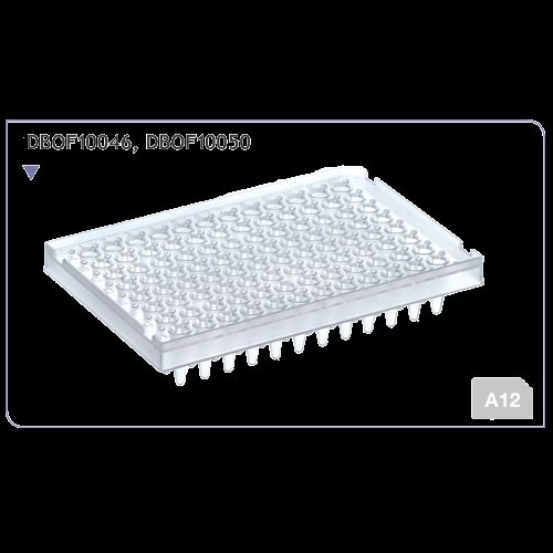 DBio 96 Well PCR Plate, Semi-Skirted, Raised Deck, Ultra Rigid, 25 Plates (SP-3500)