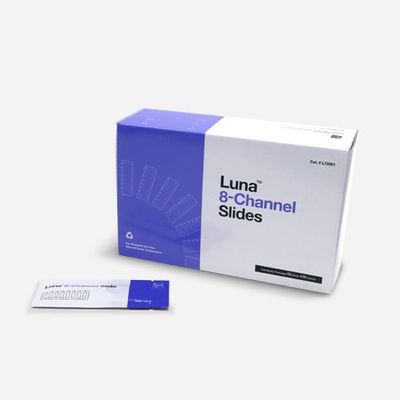 LUNA™ 8-Channel Slides, 500 Slides, 10 Box (L72002) Cell Biology Logos Biosystems LGBD10053 LUNA™ 8-Channel Slides, 500 Slides, 10 Box (L72002) Cell Biology Logos Biosystems LGBD10053