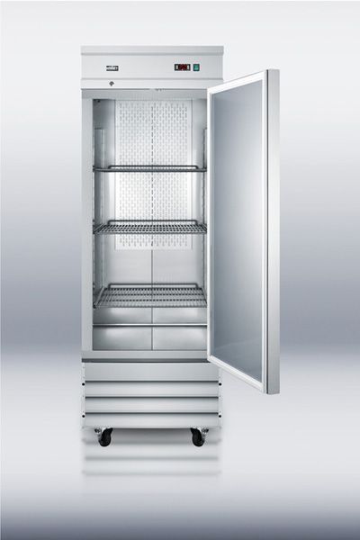 DBio Stainless Steel Reach-In Refrigerator, 23 CUFT