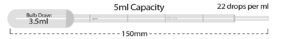 5ml Large Bulb, Graduated, non-sterile, Bulk, 250/PK (MTCP4111-00) (P4111-00)