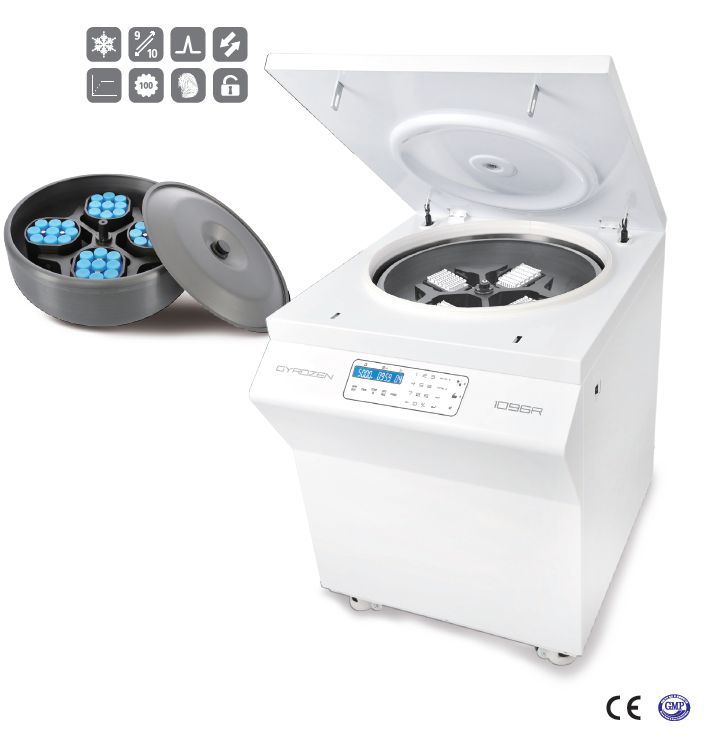 Gyrozen 1096R, Large Capacity Centrifuge without Rotor (10,000 rpm, 14,981 g), [GZ-1096R]