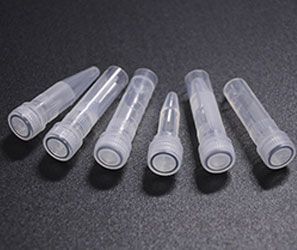 DBio Screw Cap Microcentrifuge Tubes, 0.5 ml, Sterile, Self-Standing Skirted Bottom, 500/bag