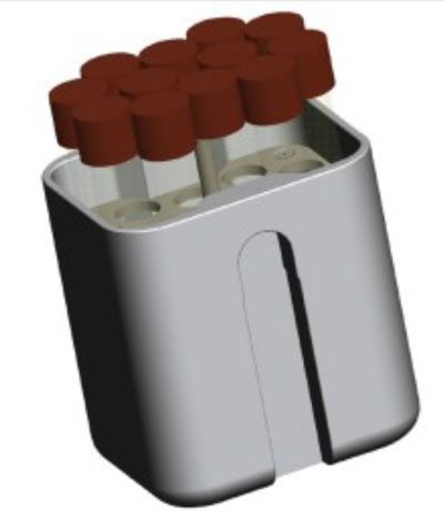 Metal Bucket for Swing Out Rotor RS4/100 (457340) on Bear 400R Centrifuge (set of 4, 473301)