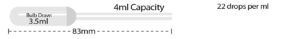4ml Capacity, Short Stem, Individually Wrapped, 500/PK (MTCP4132-11) (P4132-11)