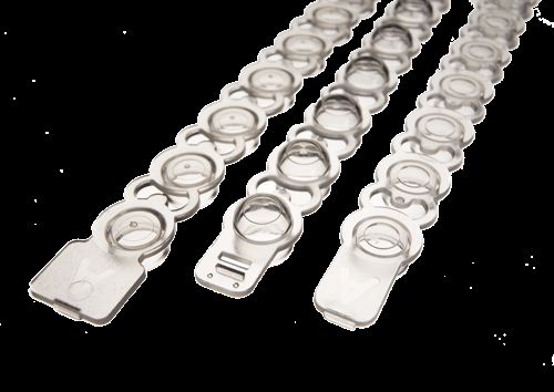 DBio 8-Strip Caps, Flat, 120 Strips of 8 Caps