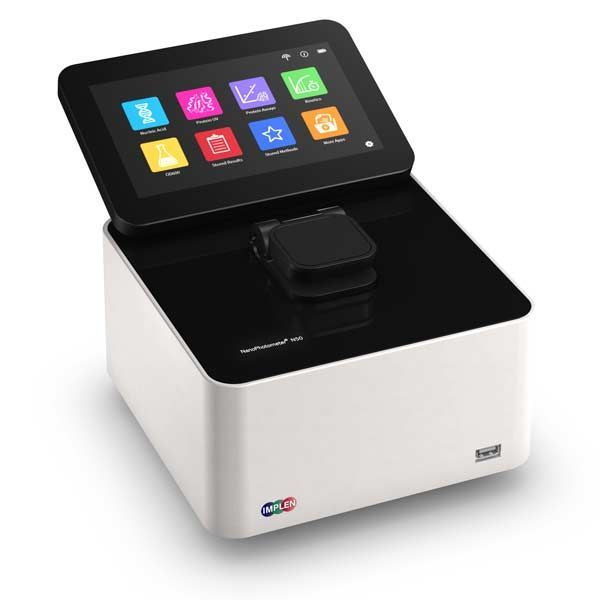 Implen Nanophotometer, N60-Mobile UV/VIS Spectrophotometer with Rechargeable Battery Pack, Touch-screen Control, IPLD20062