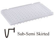 0.1ml Low Profile qPCR 96 Well Plate (sub-semi skirted)