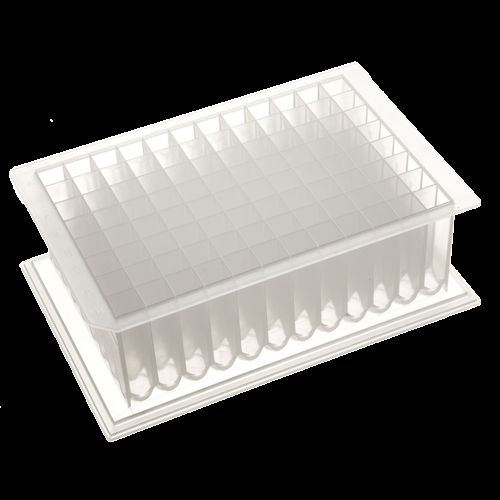 DBio 96 well 2.2 ml Storage Plate, PP, Square Well, U-Bottom, 50 Plates