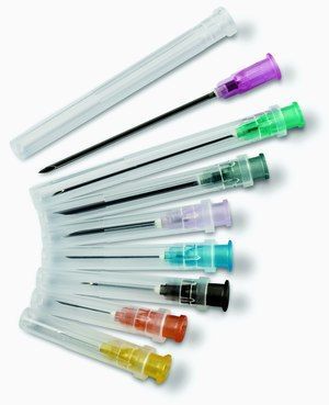 Hypodermic Needles, 18G, 40mm, 1-1/2", Sterile, 100/BOX, LB0018-PK