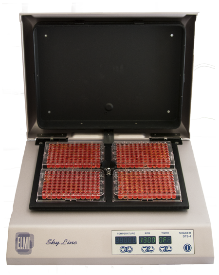 ELMI SkyLine DTS-4 Digital Thermo Shaker for 4 Micro Plates, TRMS-04, ElME10024