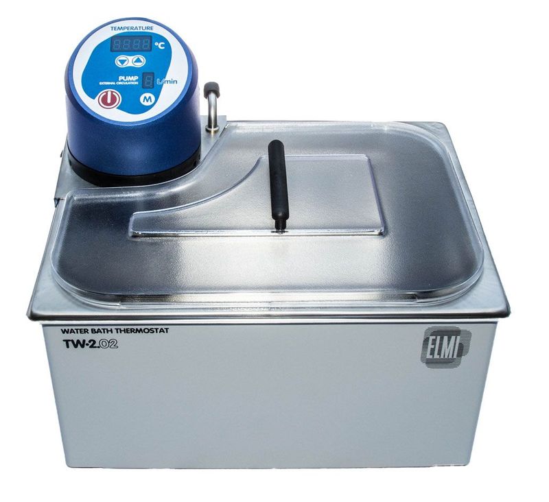 ELMI TW-2.02 Circulating Water Bath with 8.5L Stainless Steel Tank, CWB-S, ELME20001