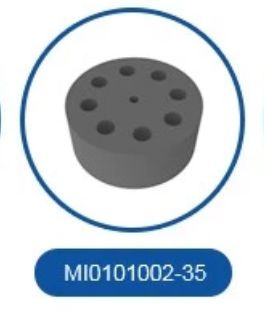 Test Tube Attachment 8 X 20mm For Four E's Laboratory 0-3000 rpm LED Digital Vortex Mixer (MI0101002-35), FESEC-T0035