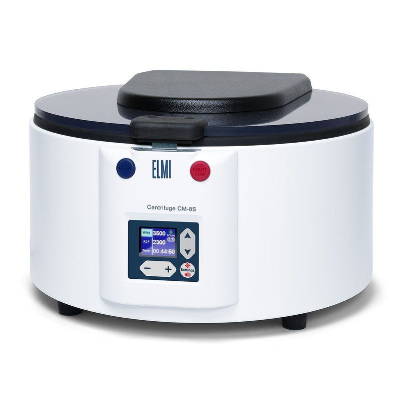 ELMI CM-8S Benchtop Swing Out Centrifuge 4500 RPM. Stainless Steel (CM-8MT-8)